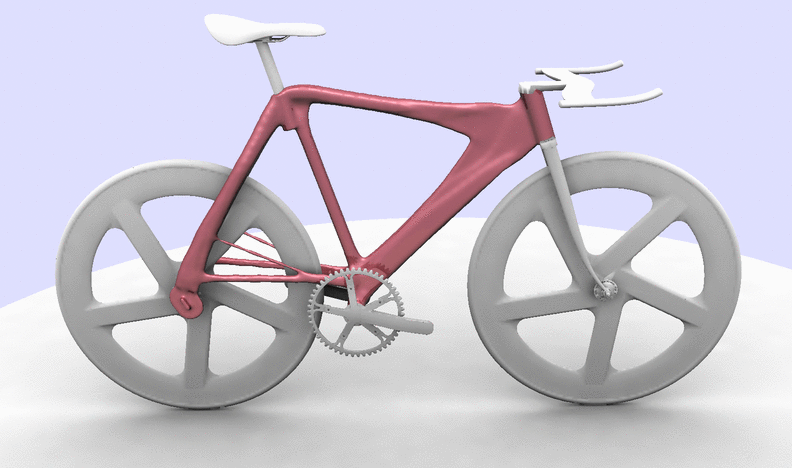 Generative-designed bicycle