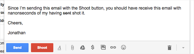 Shoot an email