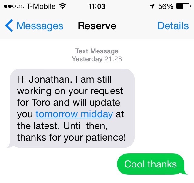 Reserve
